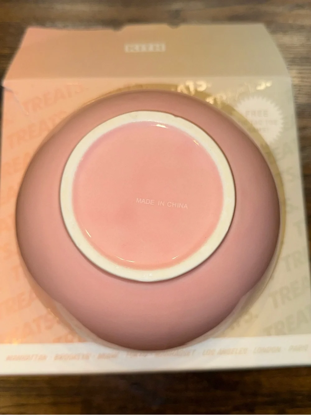 Kith For Lucky Charms Rain Cereal Bowl - Pink Kith Treats Kithmas Limited